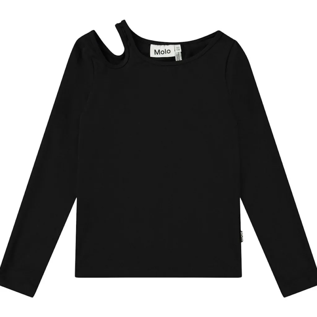 New Ramona Long-Sleeved T-Shirt Black Barn Tröjor & Toppar