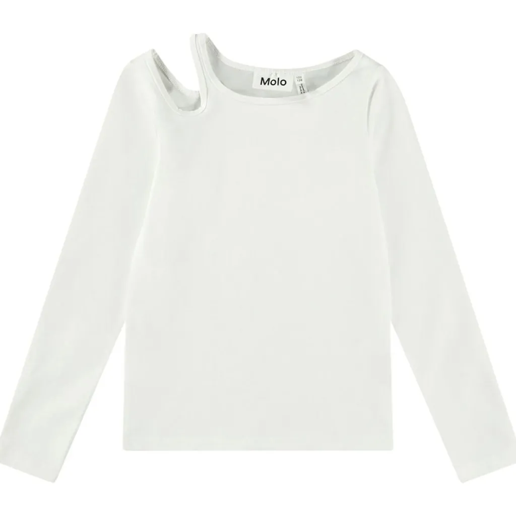 Ramona Long-Sleeved T-Shirt Crisp White Barn Tröjor & Toppar
