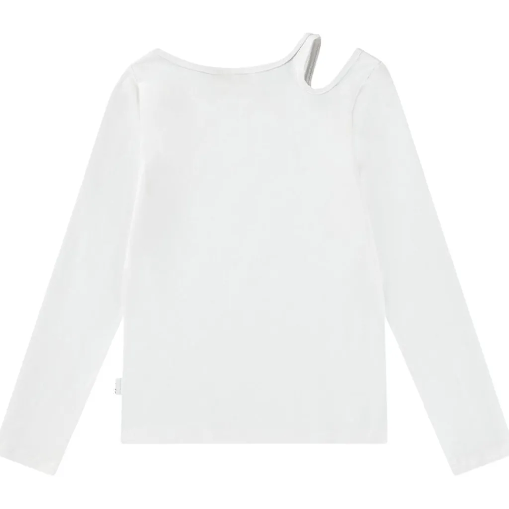 Ramona Long-Sleeved T-Shirt Crisp White Barn Tröjor & Toppar