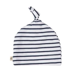 Randig Babymössa Marinblå Barn Accessoarer