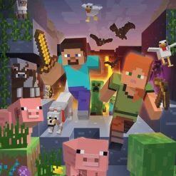 Hot Biomes Minecraft - Pussel Mix Spel & Pussel