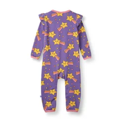 Outlet Reegnt With Shooting Star Långärmad Babydräkt Royal Purple Barn Bodys & Bodysuits