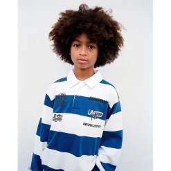 Online Relz Rugby Shirt Blue Noise Barn Tröjor & Toppar