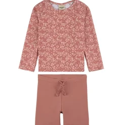 Sale Rhodes Mönstrat UV-set Desert Pink Flower Barn Uv-Kläder & Badkläder