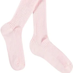Sale Rib Tights Charlotte Pink Barn Underkläder