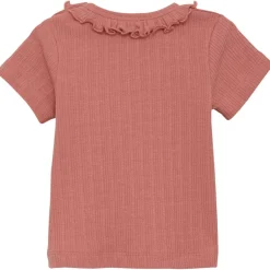 Outlet Ribbad T-shirt Old Rose Barn Tröjor & Toppar