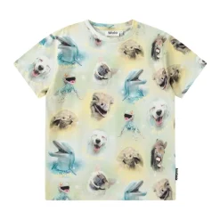 Clearance Riley Short Sleeve T-Shirt Smiling Animals Barn Tröjor & Toppar