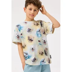 Clearance Riley Short Sleeve T-Shirt Smiling Animals Barn Tröjor & Toppar