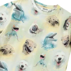 Clearance Riley Short Sleeve T-Shirt Smiling Animals Barn Tröjor & Toppar