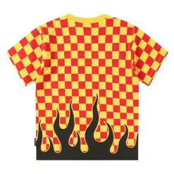 Hot Rodney Short-Sleeved T-Shirt Flame Check Barn Tröjor & Toppar