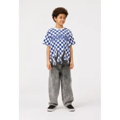 Sale Rodney Short-Sleeved T-Shirt Courage Check Barn Tröjor & Toppar