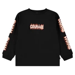 Sale Rube Long-Sleeved T-Shirt Black Barn Tröjor & Toppar
