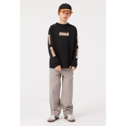 Sale Rube Long-Sleeved T-Shirt Black Barn Tröjor & Toppar