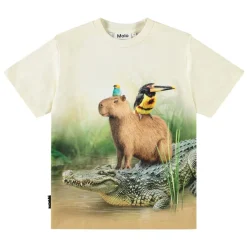 Clearance Rubin Short Sleeve T-Shirt Capybara Chill Barn Tröjor & Toppar