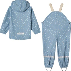 New San Marino Ofodrat Regnställ Dove Blue Dots Regnställ