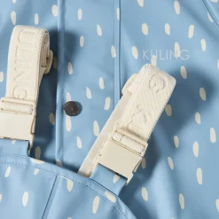 New San Marino Ofodrat Regnställ Dove Blue Dots Regnställ