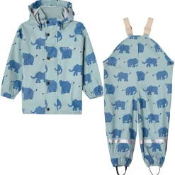 New San Marino Ofodrat Regnställ Sky Blue Elephant Regnställ