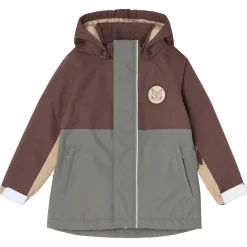 Discount Sarek Skidjacka Green/brown/sand Blocking Jackor & Kappor