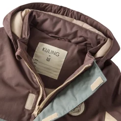 Discount Sarek Skidjacka Green/brown/sand Blocking Jackor & Kappor