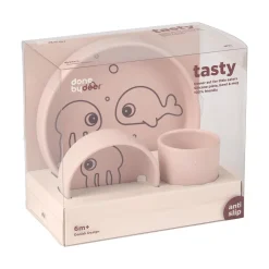 Discount Sea Friends Middagsset I Silikon Powder Äta & Dricka