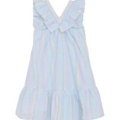Clearance Seersuckerklänning Wan Blue Barn Klänningar & Kjolar