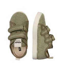 New Skene TX Skor I Textil Pale Khaki Barn Sneakers