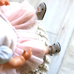 Docka Ballerinaskor Grey Dockor & Dockhus