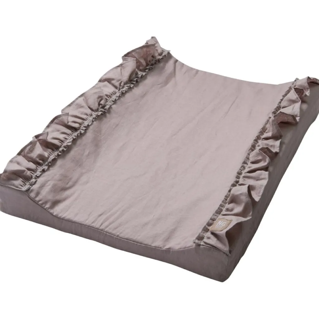 Online Skötbädd Mood Volang Dusty Pink Baby Sköta