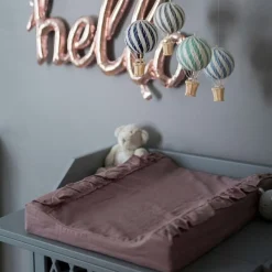 Online Skötbädd Mood Volang Dusty Pink Baby Sköta
