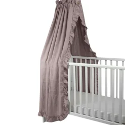 Hot Sänghimmel Mood Volang Dusty Pink Bäddtextilier