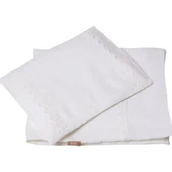 Best Sängset Spjälsäng/skötbordslinne med volang White Bäddtextilier