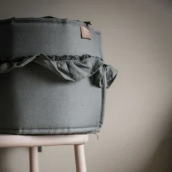 Outlet Spjälskydd Säng Mood Volang Graphite Grey Baby Sova