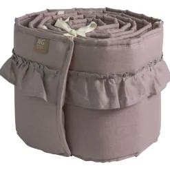 Discount Spjälskydd Vagga Mood Volang Dusty Pink Baby Sova