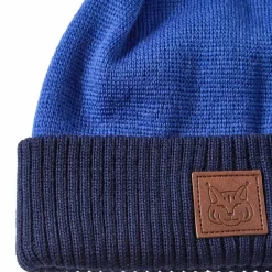 Discount St Moritz Blockfärgad Stickad Mössa Marinblå Barn Accessoarer