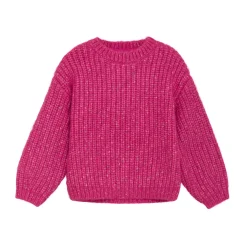 Hot Stickad Tröja Fuchsia Fedora Barn Tröjor & Toppar