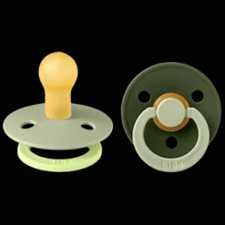 Sale Studio Colour Fusion 2-pack Runda Latexnappar Sage Hunter Green Nappar & Napphållare