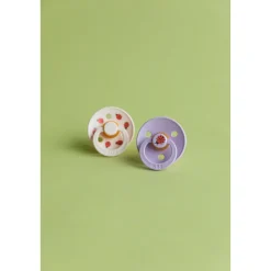 Sale Studio Colour Ladybug 2-pack Runda Latexnappar Violet Sky Mix Nappar & Napphållare