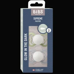 Clearance Supreme Glow 2-pack Symmetriska Silikonnappar Sage Cloud Nappar & Napphållare