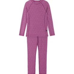 New Taival Underställsset I Ull Red Violet Barn Underställ