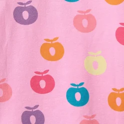 Outlet Ulm Long-Sleeved Baby Body with Apples Pink lilac Barn Bodys & Bodysuits