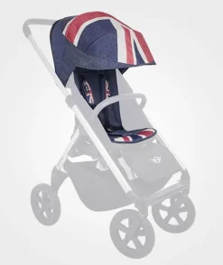 Best Union Jack Mini Design Set Denimblått Barn Barnvagnsdelar