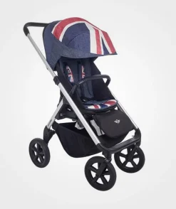 Best Union Jack Mini Design Set Denimblått Barn Barnvagnsdelar