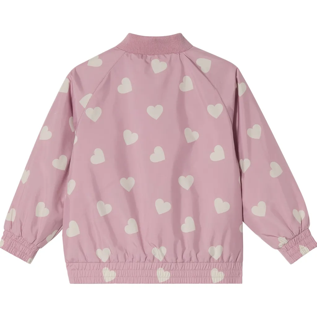 Best Vadstena Bomberjacka Pink Hearts Jackor & Kappor