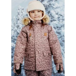 Discount Val Thorens Blommig Parkas Lilac Flower Jackor & Kappor