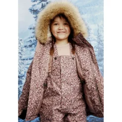 Discount Val Thorens Blommig Parkas Lilac Flower Jackor & Kappor