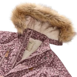 Discount Val Thorens Blommig Parkas Lilac Flower Jackor & Kappor