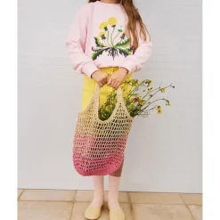 Clearance Vega Knitted Bag Pink Lemonade Barn Accessoarer
