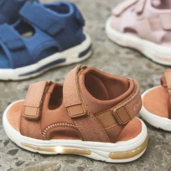 Clearance Velcro Blinkande Sandaler Vintage Indigo Barn Sandaler