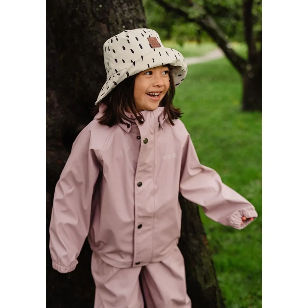 Clearance Venice Regnhatt Charcoal Dots Barn Accessoarer