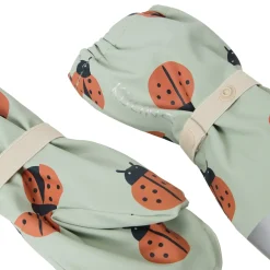 Vilnius Fodrade Regnvantar Pale Green Ladybug Barn Accessoarer